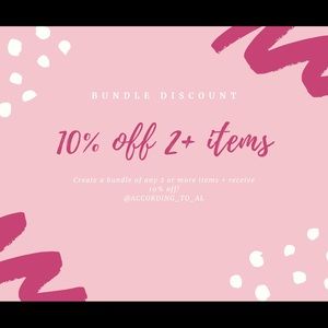 ✨B U N D L E   D I S C O U N T✨